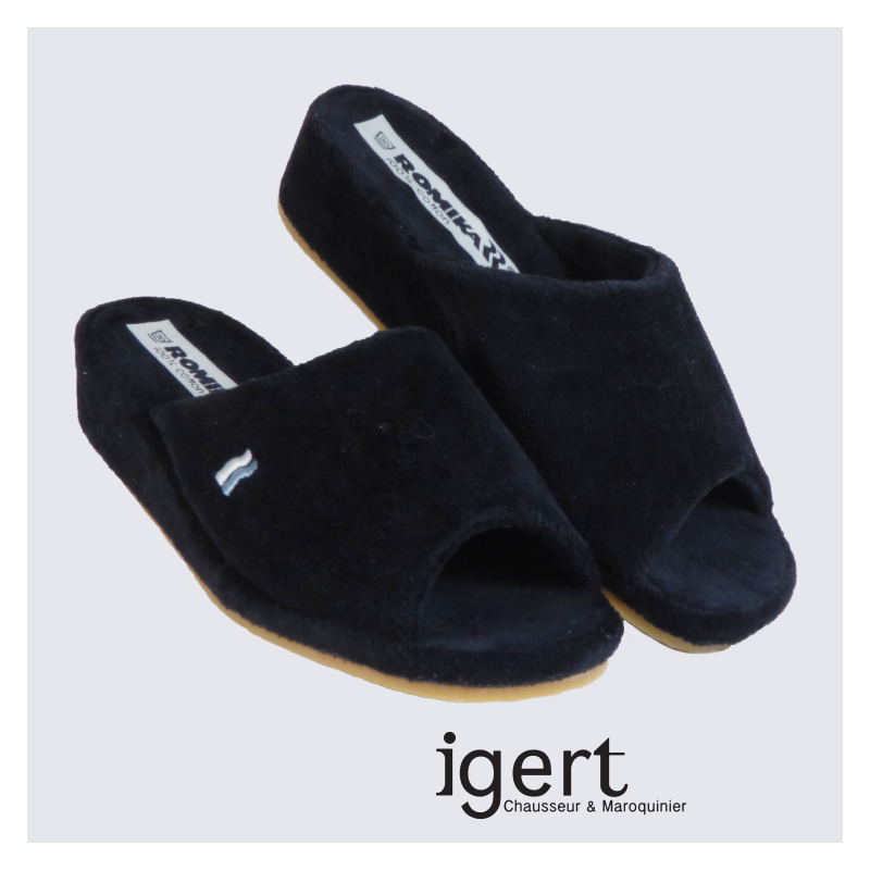 Romika Mule Eponge Paris Noir