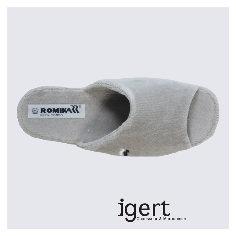 Romika Mule Eponge Paris Platine