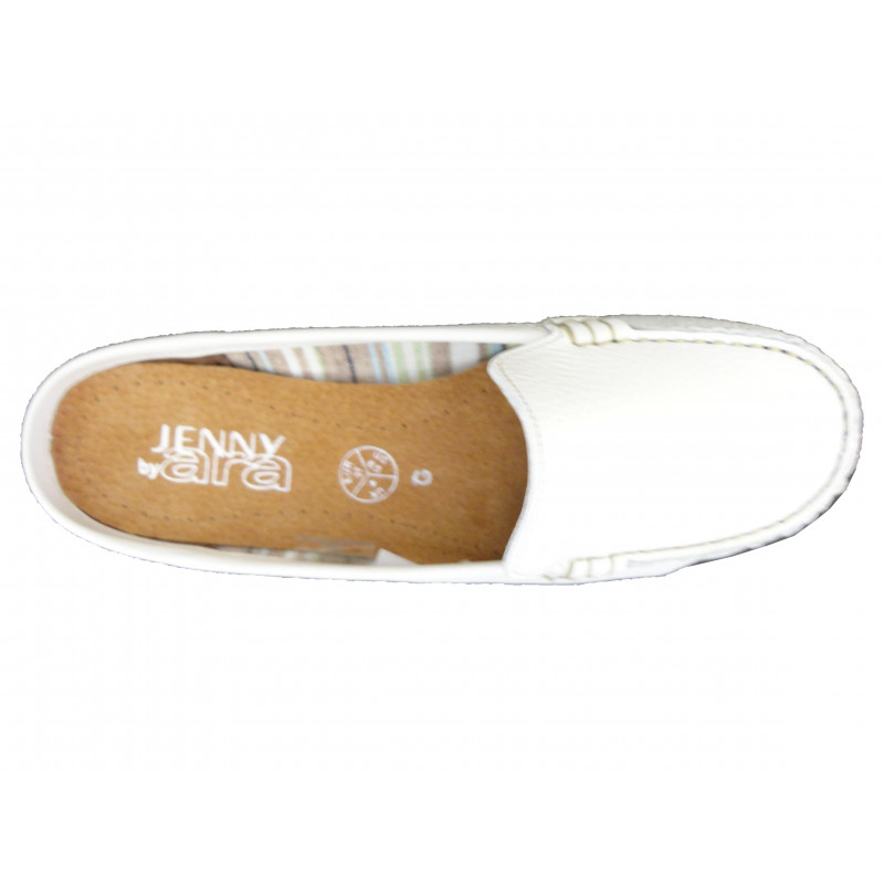 Ara Mule cuir blanc 50321