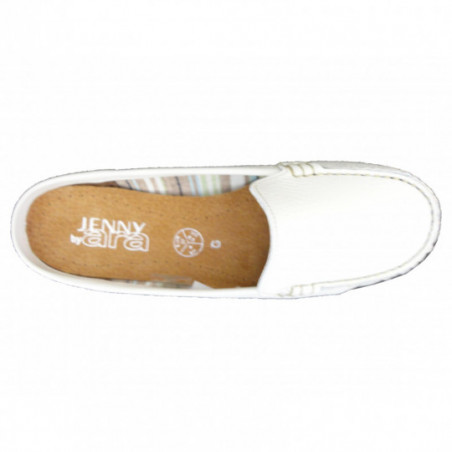 Ara Mule cuir blanc 50321