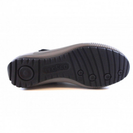 Legero Basket 00611 Noir montante femme cuir lisse