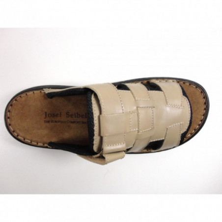 Mule homme cuir Josef Seibel Noisette