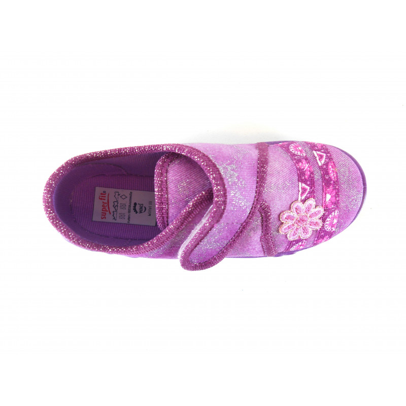 Chausson enfant fille fleur Superfit