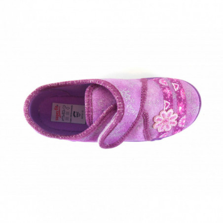 Chausson enfant fille fleur Superfit