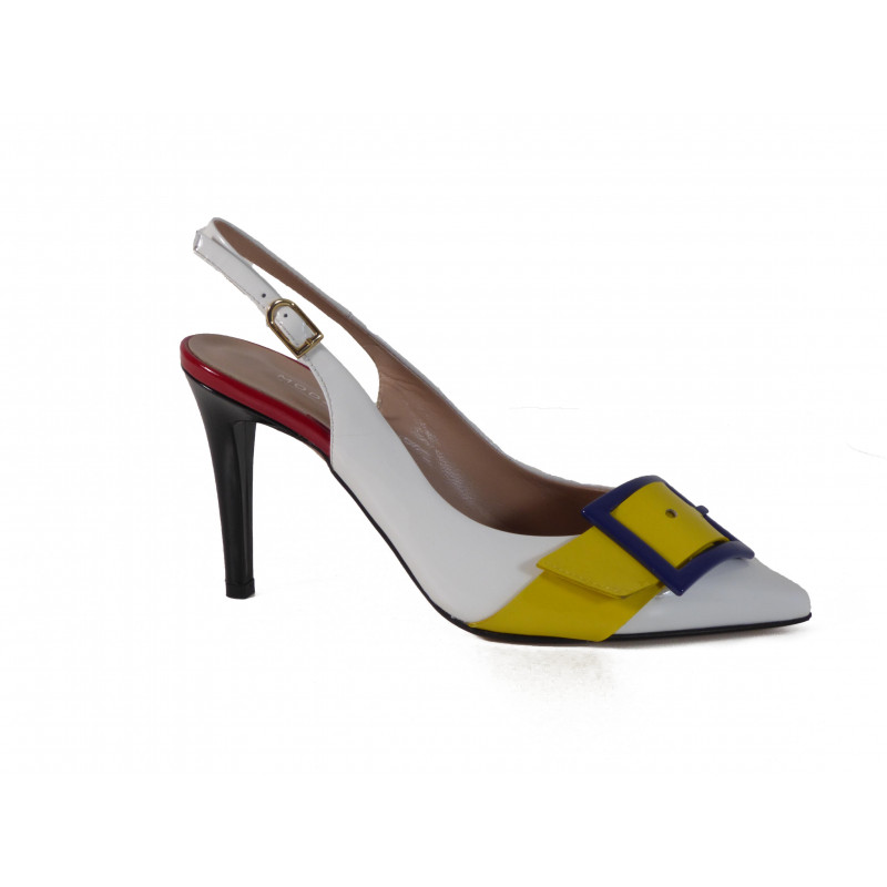 Escarpins en Cuir Moda Di Fausto Original