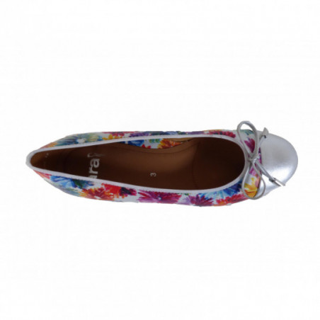 Ballerines Ara en cuir à motif fleurs Ballerines Ara en cuir à motif fleurs