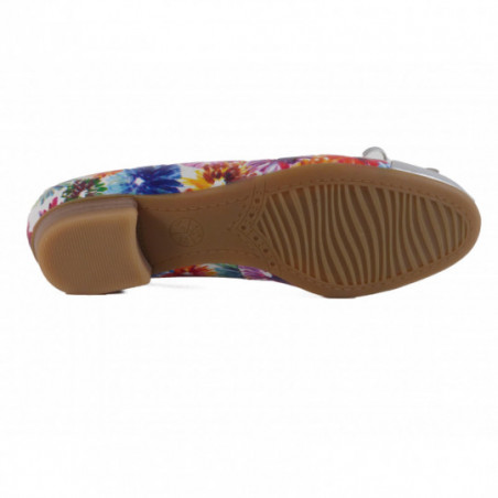 Ballerines Ara en cuir à motif fleurs Ballerines Ara en cuir à motif fleurs