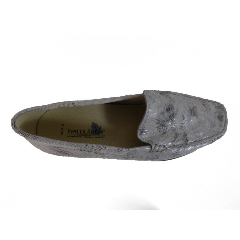 Mocassin en cuir Waldlaufer Confort à largeur