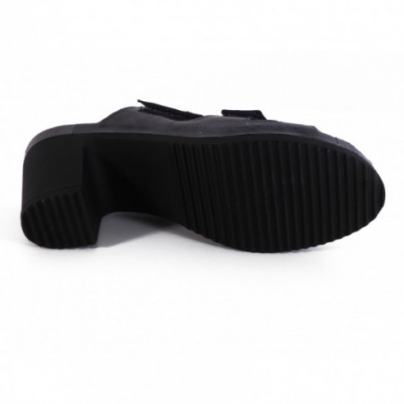 Mules Vital en cuir Confort Grise à talon Mules Vital en cuir Confort Grise à talon