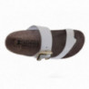 Entre doigts Mule en cuir Mephisto Blanc vernis Confort Entre doigts Mule en cuir Mephisto Blanc vernis Confort