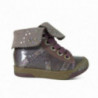 Chaussures en cuir Babybotte fille à languette tombante Chaussures en cuir Babybotte fille à languette tombante