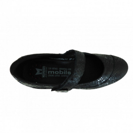 Ballerine Mephisto en cuir Mobils Confort Noir