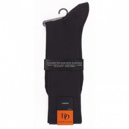 Chaussettes Doré Doré 5 paires + 1 offerte en coton Noir