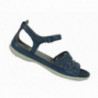 Nu-pied en cuir Bleu Marine tendance Ecco Nu-pied en cuir Bleu Marine tendance Ecco