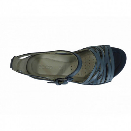 Nu-pied en cuir Bleu Marine tendance Ecco Nu-pied en cuir Bleu Marine tendance Ecco