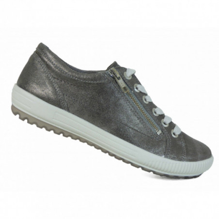 Basket Legero en cuir tendance taupe