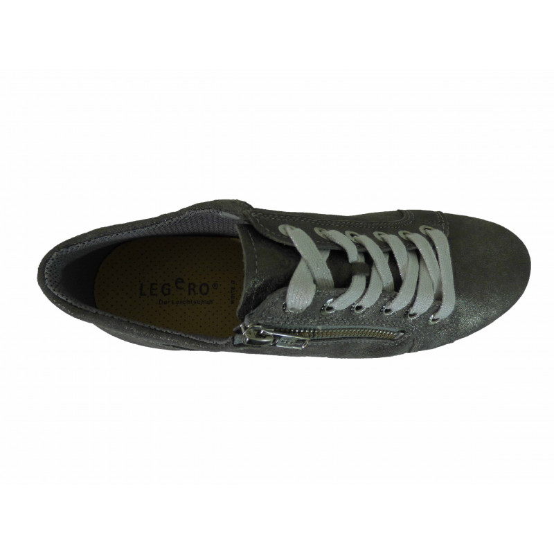 Basket Legero en cuir tendance taupe