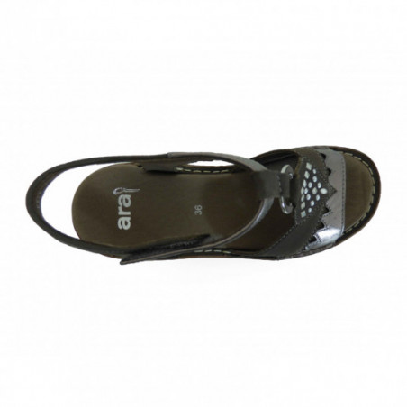 Nu-pied Femme en cuir lisse Ara tendance Nu-pied Femme en cuir lisse Ara tendance