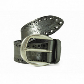 Ceinture Bernd Götz en Cuir argent mode et tendance