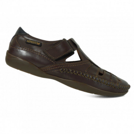 Chaussure d'été en cuir marron Mephisto tendance Chaussure d'été en cuir marron Mephisto tendance
