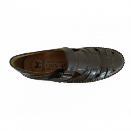 Chaussure d'été en cuir marron Mephisto tendance Chaussure d'été en cuir marron Mephisto tendance