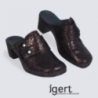 Mules Vital femme en cuir à talon confort et tendance Mules Vital femme en cuir à talon confort et tendance