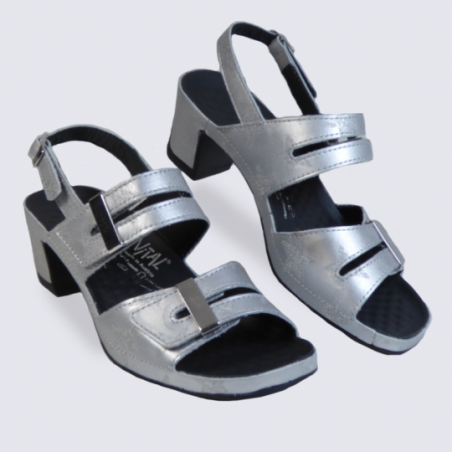 Nu-pied pour femme Vital motif étoiles confort Nu-pied pour femme Vital motif étoiles confort