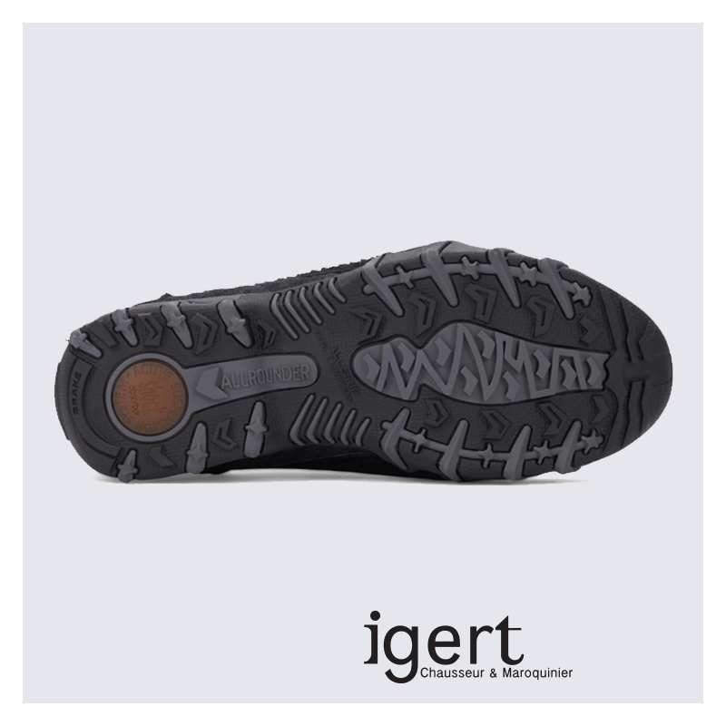 Chaussures de marche noir pour Femme Allrounder avec strass