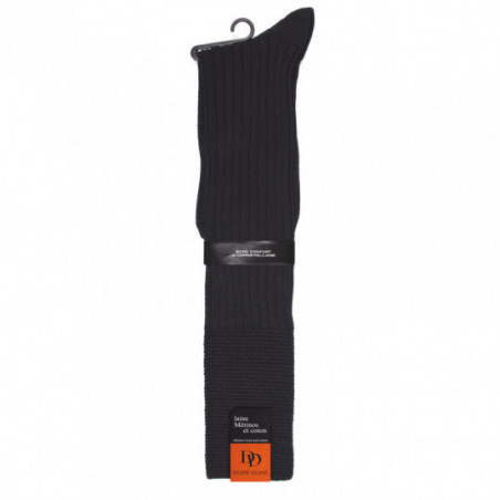 Chaussettes homme Doré Doré Mérinos & Coton noir