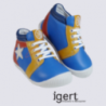 Chaussures à lacet pour bébé garçon Babybotte en cuir coloré Chaussures à lacet pour bébé garçon Babybotte en cuir coloré