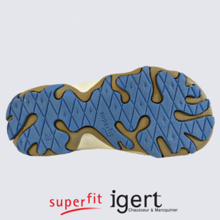 Sandales Superfit, sandales pour enfants noir/bleu