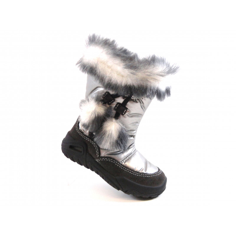 Bottes hiver imperméables Argent