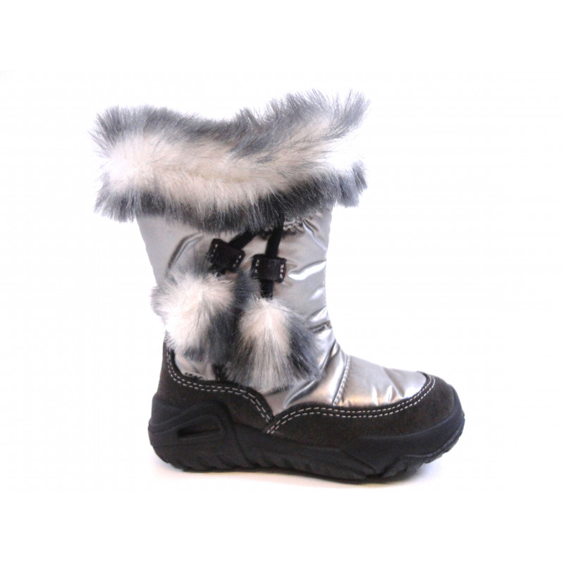 Bottes hiver imperméables Argent