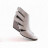 Sandale à talon femme chic en cuir de qualité Puro
