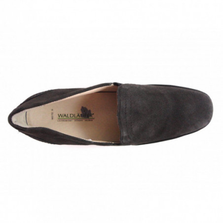 Waldaufer Loafer 590513 femme à talon cuir bronze