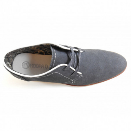 Chaussure pour homme en cuir bleu Kdopa