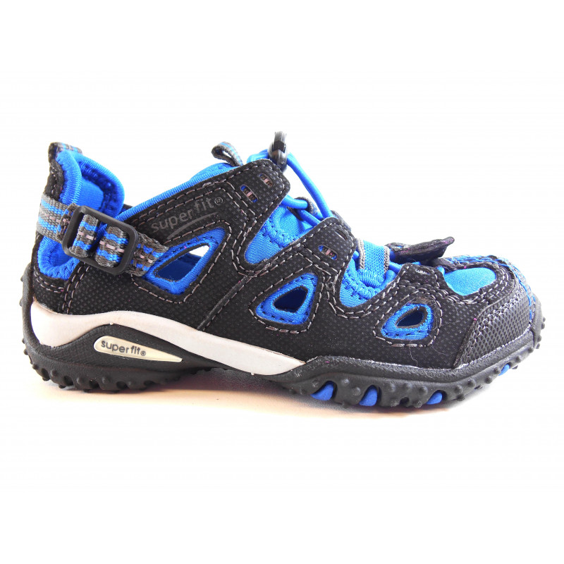 Baskets Garçons Bleu Cuir - ECELEN - Sport Enfants