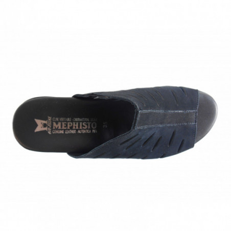 Mephisto Mule Cyrane à bout ouvert femme cuir noir