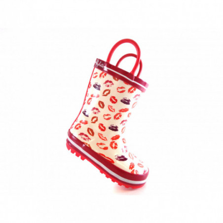 Bottes de pluie enfant en caoutchouc fille Babybotte