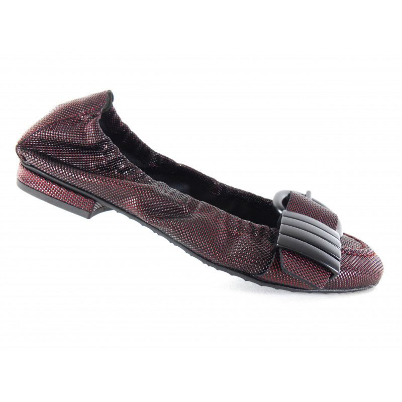Ballerines Femme en Cuir Original petit Talon K S Igert Dannemarie