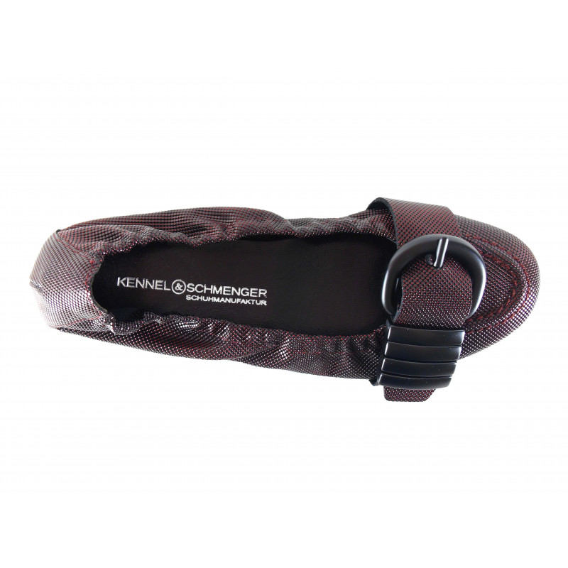 Ballerines Femme en Cuir Original a petit Talon K S Igert Dannemarie