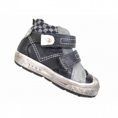 Chaussure bébé Cuir à Velcro garçon Babybotte