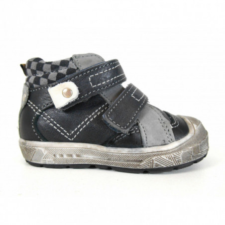 Chaussure bébé Cuir à Velcro garçon Babybotte