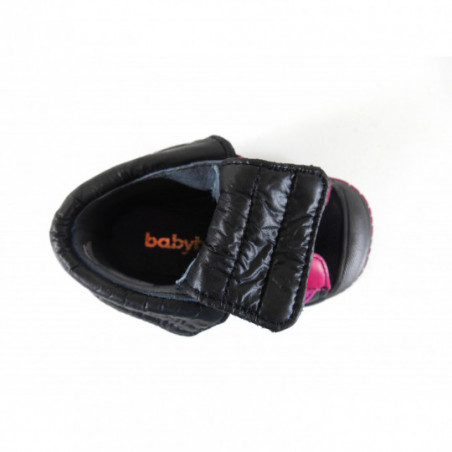 Chaussure Babybotte Cuir Velcro Fille