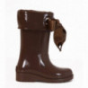 Botte de pluie enfant fourrée taupe TTY Botte de pluie enfant fourrée taupe TTY
