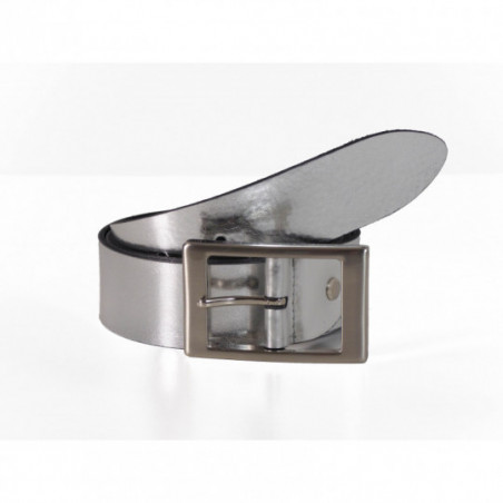 Ceinture Bernd Götz en Cuir Argent Femme