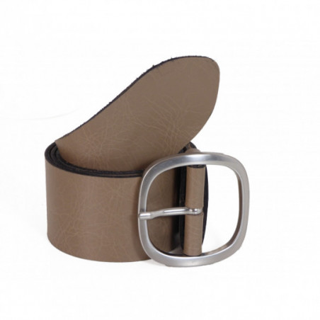 Ceinture Bernd Götz Grise Taupe en cuir Femme