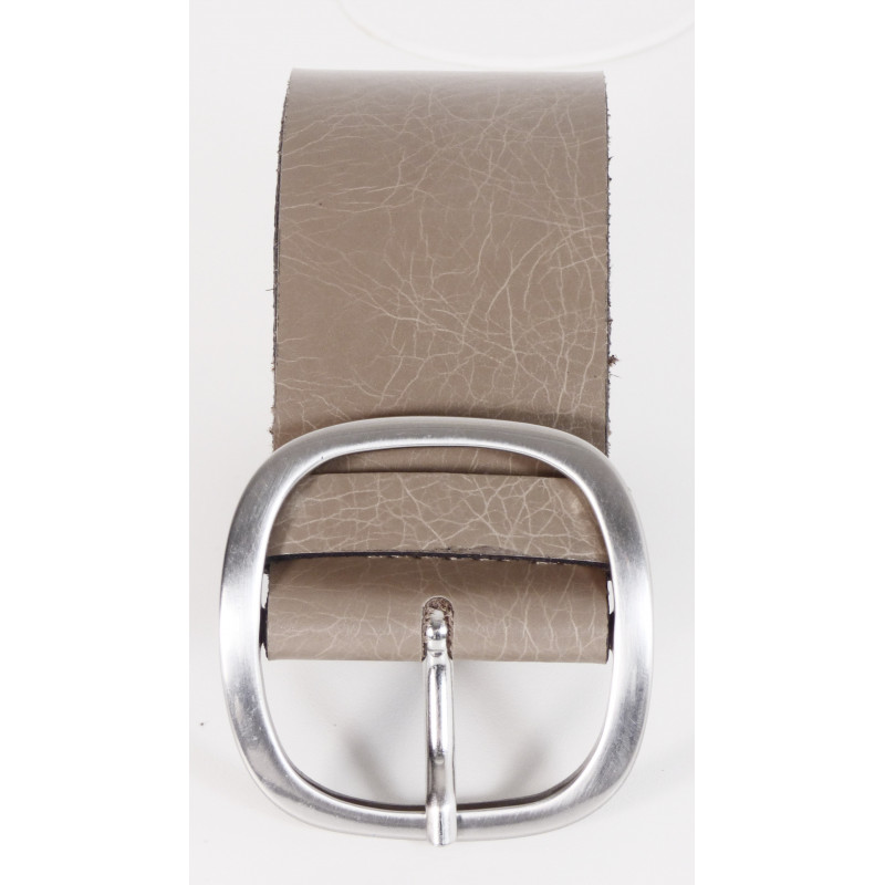 Ceinture Bernd Götz Grise Taupe en cuir Femme