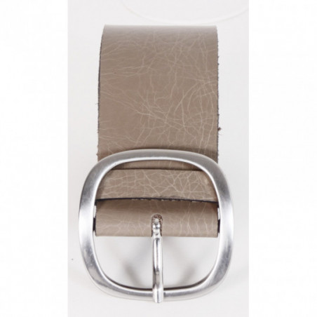 Ceinture Bernd Götz Grise Taupe en cuir Femme