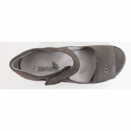 Sandales Waldlaufer Confort à largeur en cuir